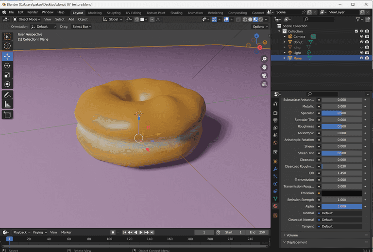donut 7 texturepaint 2